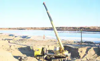 Рабочая поездка замакима области в Казалинский район новые строительные проекты капитальный ремонт вокзала жилые дома спортивный комплекс