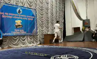 Спортивный турнир по асық ату в Нуркене