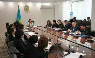 Совещание вице-министра юстиции Ботагоз Жакселековой: обсуждение работы в сфере интеллектуальной собственности и приоритетов на 2026 год
