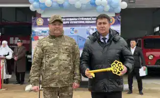 Новый модульный пункт ДПФ в Атырауской области: шаг к улучшению пожарной безопасности в сельских общинах Казахстана