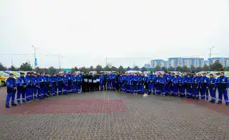 Передача 30 новых санитарных автомобилей службе скорой помощи Шымкента