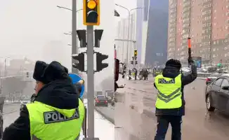 Астана в плену непогоды: полиция укрепляет свои ряды для защиты горожан