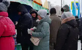 Сельскохозяйственная симфония: 200 тонн свежести и доступности на ярмарке в Кокшетау