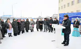 Жители села Мақаншы встречают открытие новой врачебной амбулатории после 27 лет ожидания