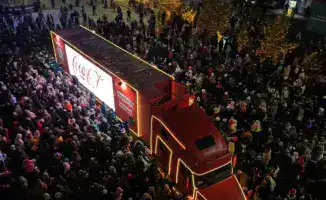 Новогодний караван Coca-Cola в Конаеве 24 декабря