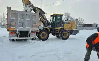 В Астане более трех тысяч дорожных рабочих и 1420 единиц техники активно занимаются снегоуборкой