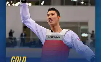 Чемпионат мира по таеквондо Казахстан завоевал золото Батырхан Толеугали