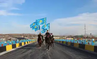 Новый мост в Сайрамском районе Туркестана соединил два села