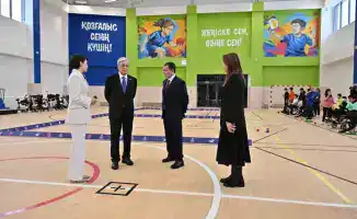 Президент посетил первый Центр инклюзивного спорта в стране