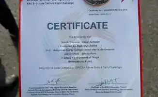 Казахстанские студенты завоевали бронзу на BRICS Skills