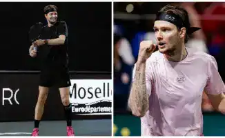 Конфликт на корте: Александр Бублик и Корентен Муте едва не устроили драку во время матча