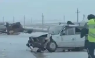 Смертельное ДТП: семь автомобилей столкнулись на трассе в Акмолинской области