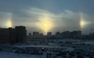 Солнечное гало: Астана становится свидетелем впечатляющего природного явления