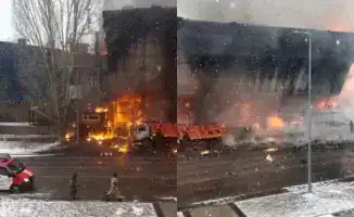 В Астане произошло возгорание заброшенного здания кинотеатра Cinema City, сообщает корреспондент Tengrinews.kz.