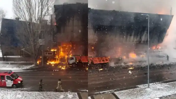 В Астане произошло возгорание заброшенного здания кинотеатра Cinema City, сообщает корреспондент Tengrinews.kz. Астане