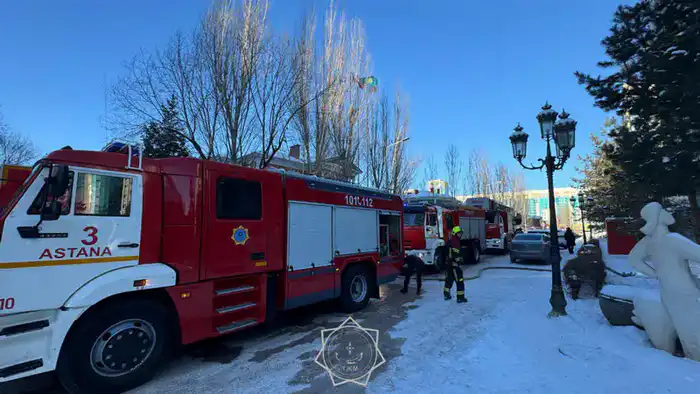 тушение пожара