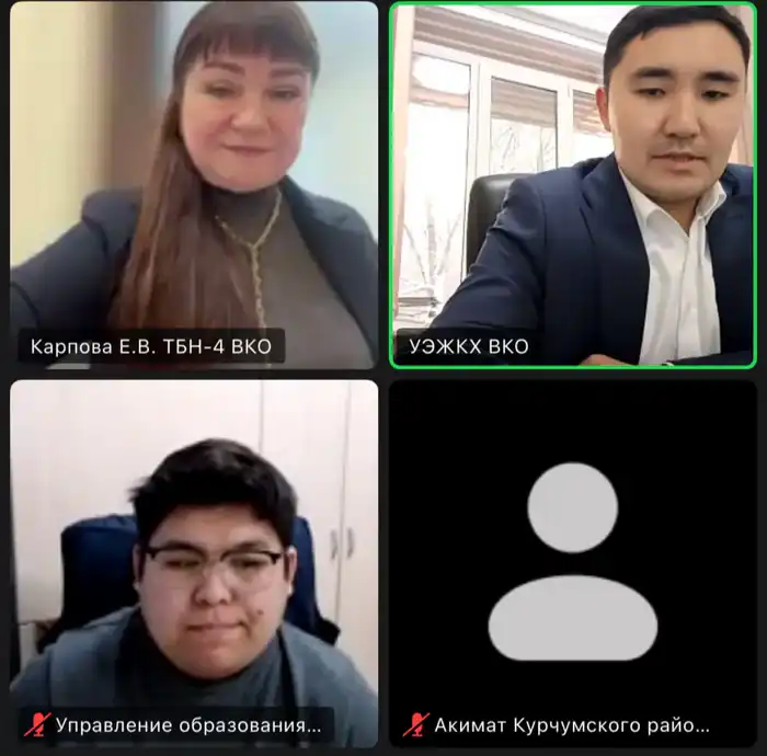 Обсуждение методик внутреннего анализа коррупционных рисков для госслужащих ВКО на видеоконференции Астане