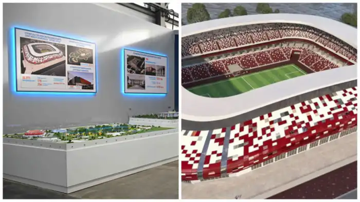 Эскиз стадиона в Актобе