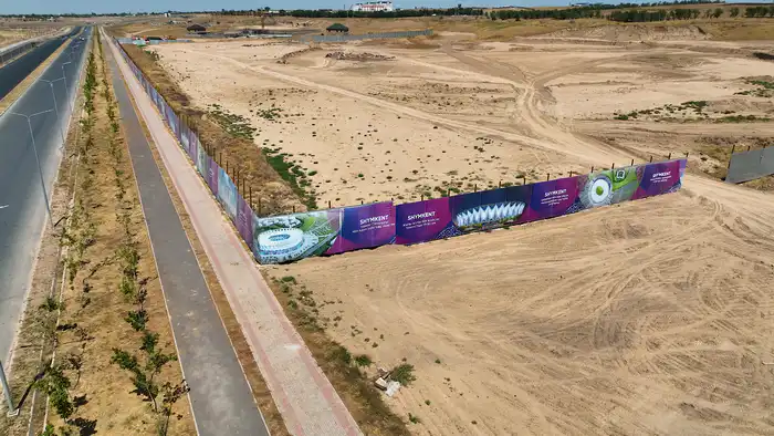 Стройплощадка нового стадиона