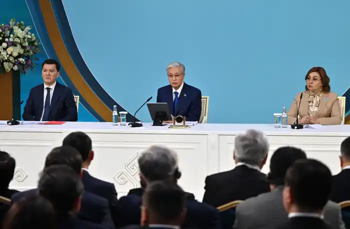 Выступление Главы государства Касым-Жомарта Токаева на V заседании Национального курултая (8)