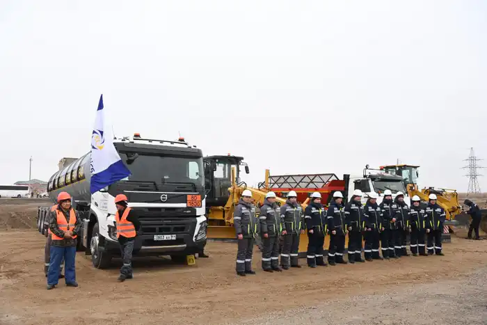 Глава региона ознакомился с ходом реконструкции автодороги «Шиели-Тайконыр» (3)