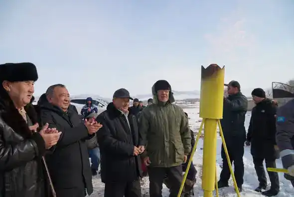 Жулдыз в Байдибекском районе получил газ Астане