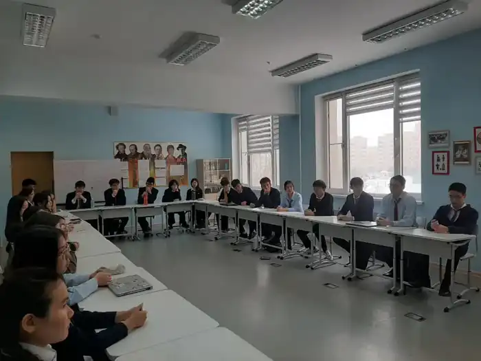 Мероприятие о верховенстве закона и электоральных принципах в Назарбаев Интеллектуальной школе Актау Астане