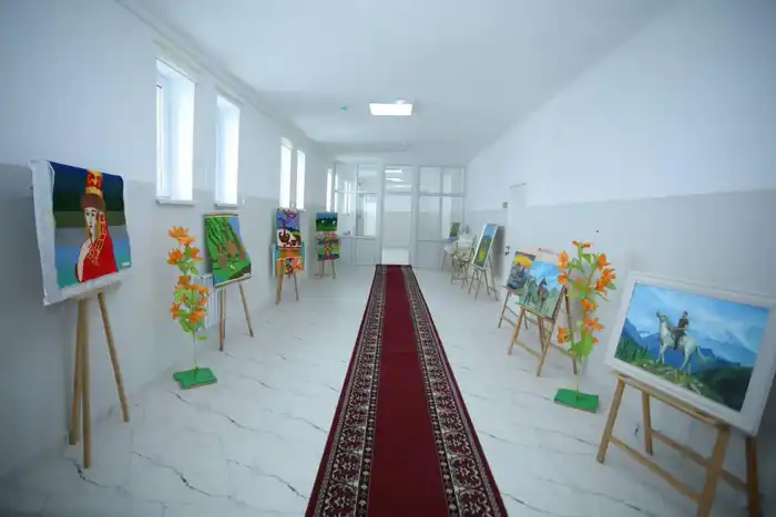 Социальные и инфраструктурные объекты в селе Сайотес под руководством Нурдалета Килыбая Астане