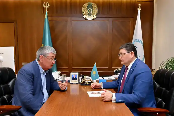 Аким области встретился с Иранбеком Оразбаевым (3)