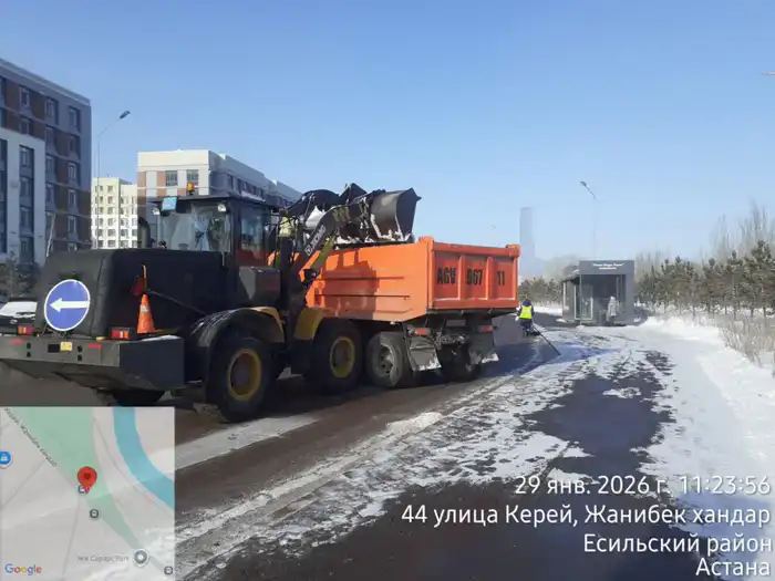Из Астаны вывезено около 3,3 млн кубометров снега (5)