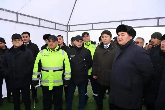 Глава региона ознакомился с ходом реконструкции автодороги «Шиели-Тайконыр» (6)