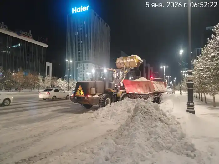 С начала зимнего сезона из Астаны вывезли более 1,6 млн кубометров снега (6)