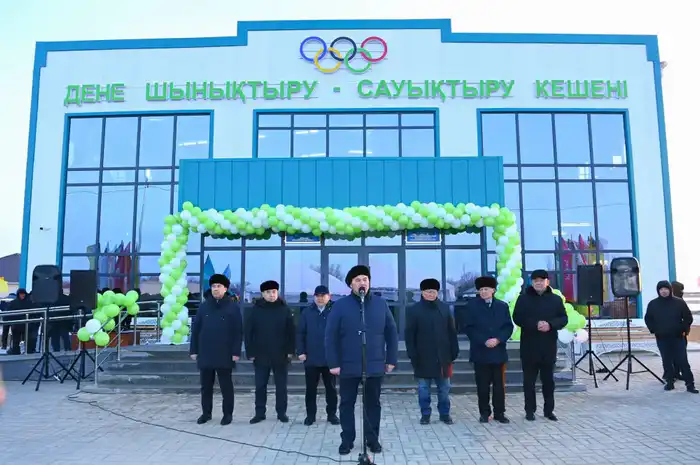 В селе Бекарыстан би Казалинского района открылся физкультурно-оздоровительный комплекс (2)
