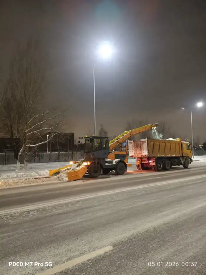 Вывоз снега из Астаны более 1,6 млн кубометров за зимний сезон Астане
