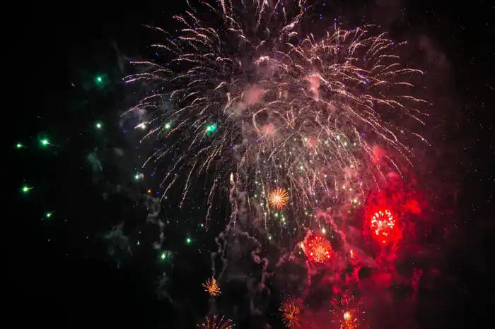 Новогодние салюты в Астане запустили в двух местах (4)