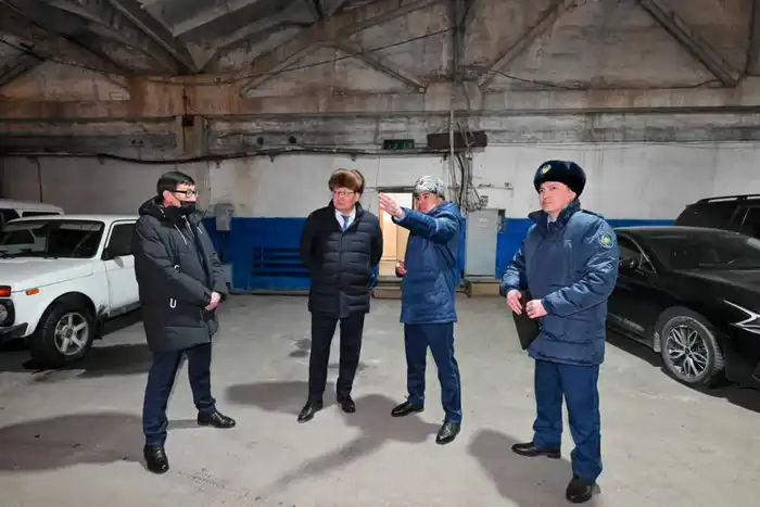 Аким области посетил объекты Департамента полиции (10)