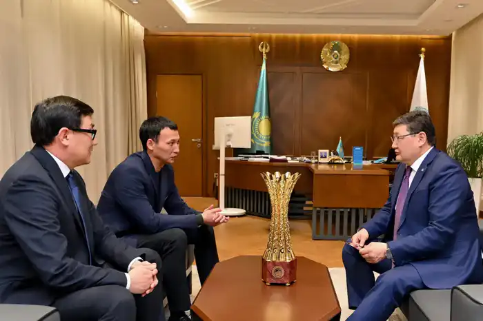 Аким области встретился с генеральным директором ФК «Семей» Астане