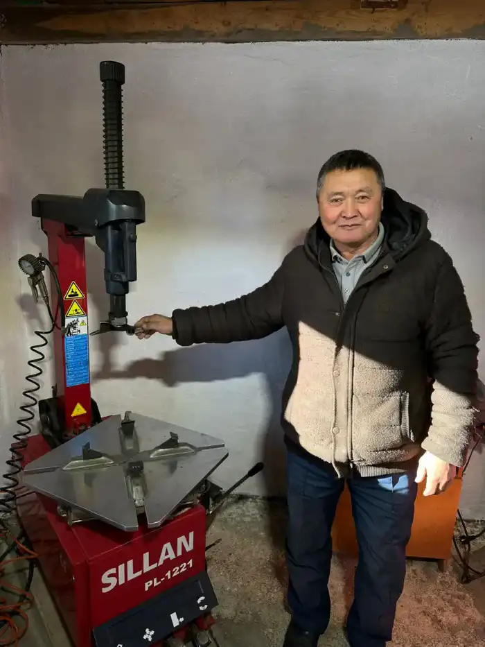 В Жанаталape запустили новый шиномонтажный сервис для автомобилей в рамках программы "Ауыл аманаты" Астане