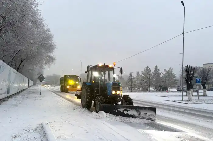 В Жетісу в уборке снега задействовано 524 единицы спецтехники (3)