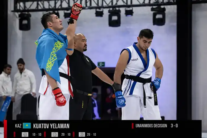 Сержант Еламан Куатов стал первым военнослужащим Казахстана, завоевавшим золото чемпионата Азии Астане