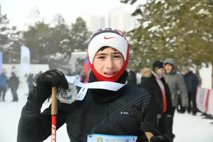 В Астане прошли соревнования по лыжным гонкам с участием более 500 лыжников Астане