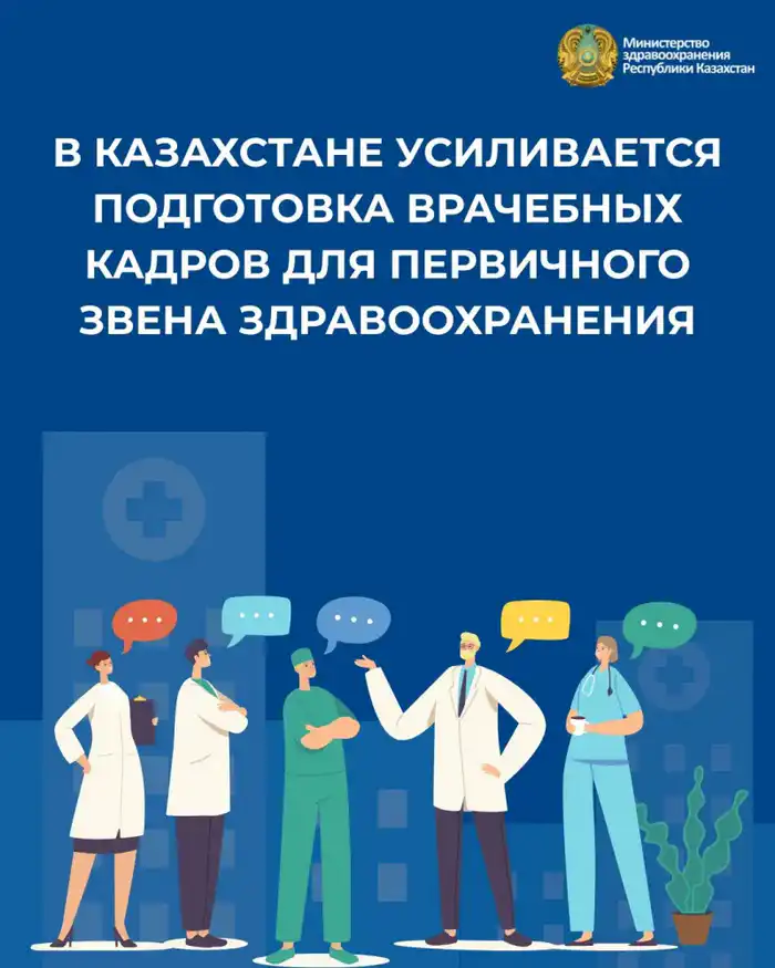 Казахстан: Начало подготовки врачей для первичного звена здравоохранения в 2025 году Астане