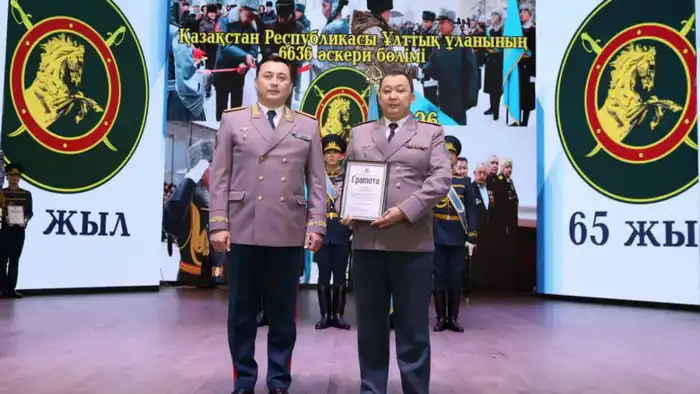 Концерт в честь 65-летия воинской части 6636 Национальной гвардии МВД РК Астане