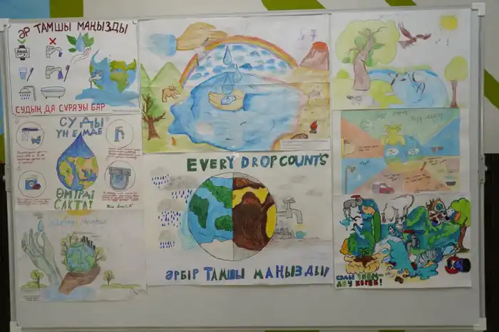 «Экономь воду – спаси будущее»: в Астане для школьников организован эко-час (7)