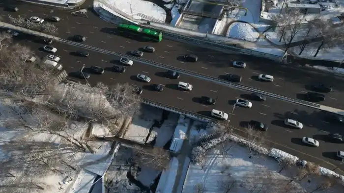 В Алматы высадят 80 деревьев и 50 кустарников при строительстве велопешеходного моста через Есентай Астане