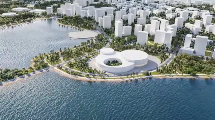 В Караганде началось строительство нового микрорайона между Голубыми Прудами и Юго-Востоком Астане