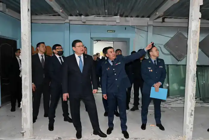 Аким области посетил объекты Департамента полиции (3)