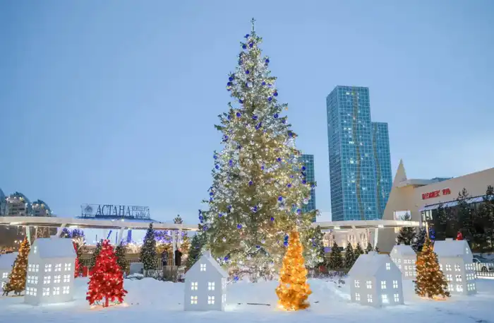 Поздравление министра ОВД с Новым годом в Алматы Астане