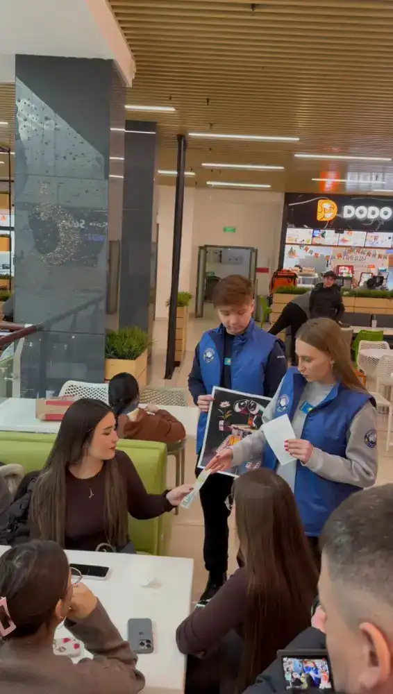 Молодёжь областной АНК организовала экологический интерактив в рамках «Таза Қазақстан» (3)