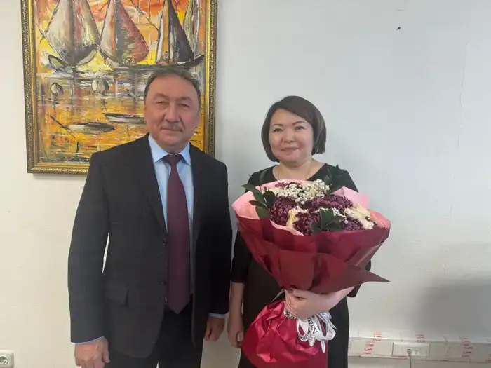 Комитет государственного казначейства провожает заместителя Алию Байгенжину на новую должность Астане